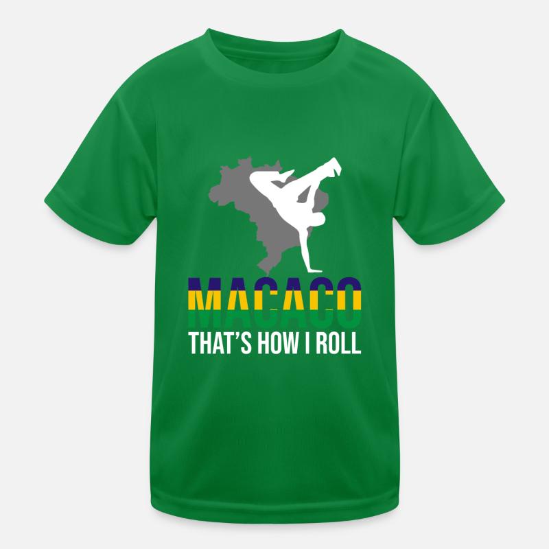 Ginga Capoeira for Brazilian Martial Arts Kids Functional T-Shirt