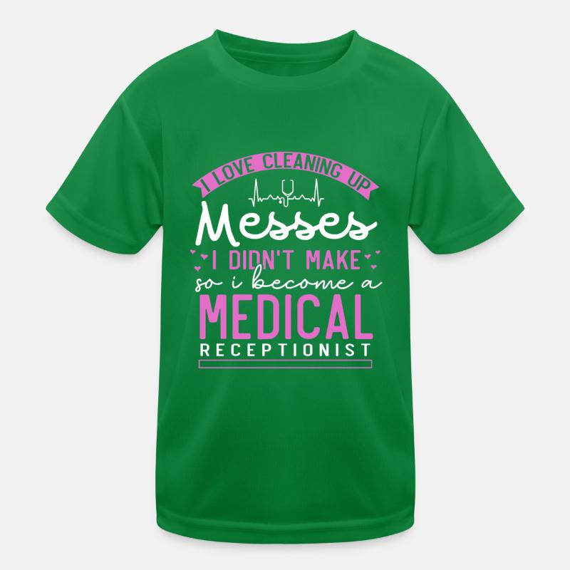 Physician assistant, receptionist Kids Functional T-Shirt