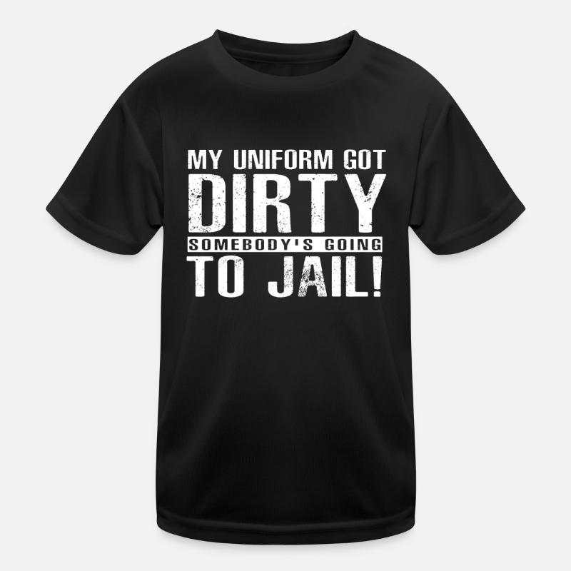 Costume de policier T-shirt sport Enfant