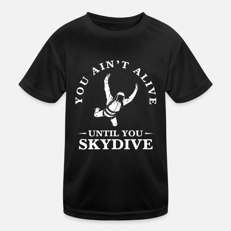 Parachutist Kids Functional T-Shirt