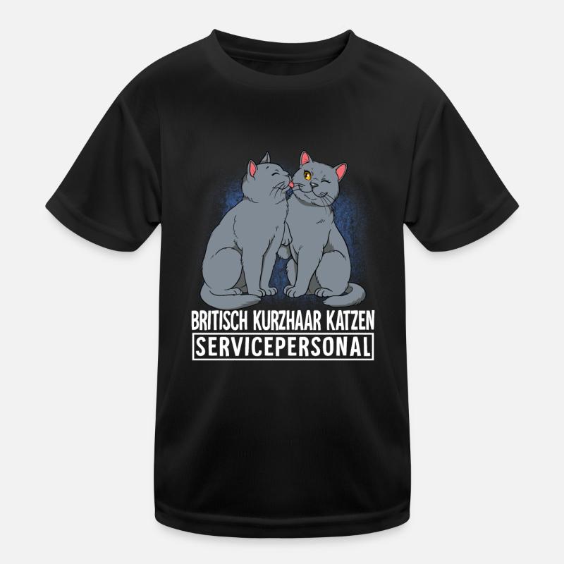 Britisch Kurzhaar Katze Kinder Funktions-T-Shirt