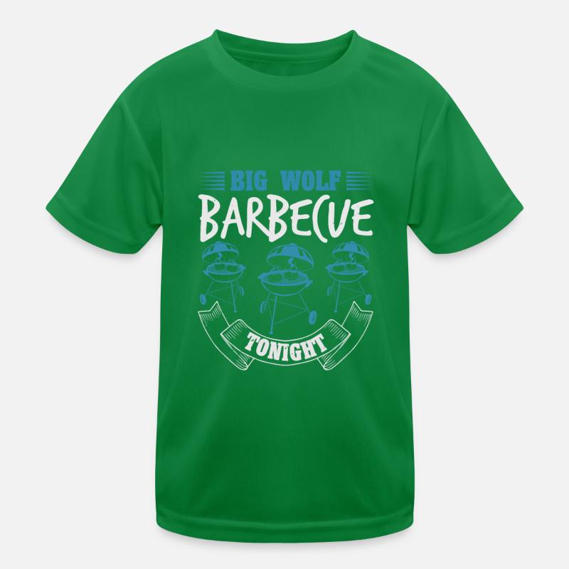 DIG WOLD BARBECUE TONIGHT Kids Functional T-Shirt