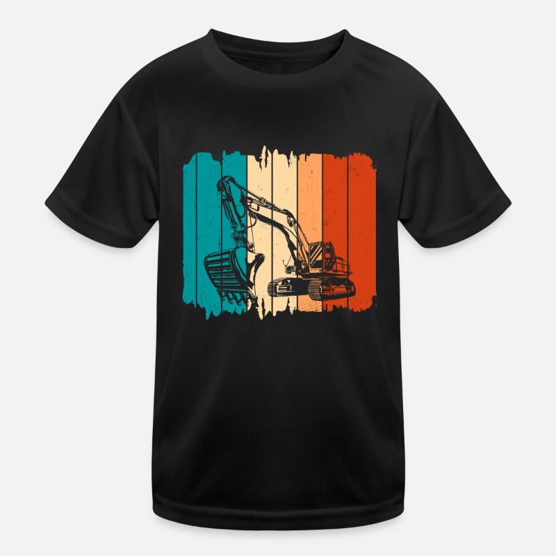 Bagger Kinder Funktions-T-Shirt