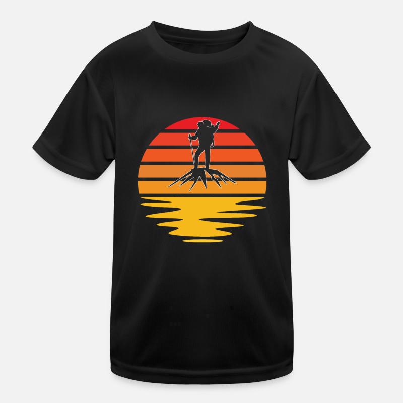 Mountaineering Retro Kids Functional T-Shirt