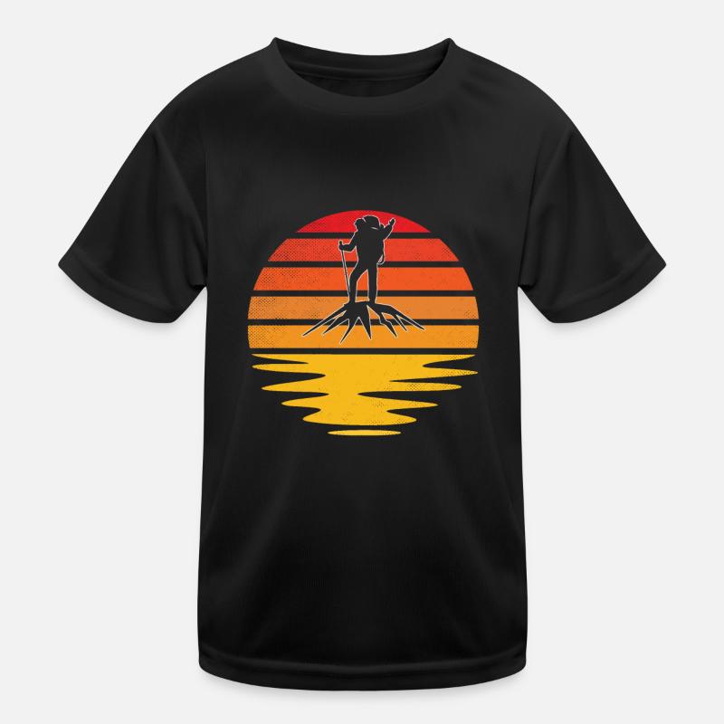 Mountaineering Retro Kids Functional T-Shirt