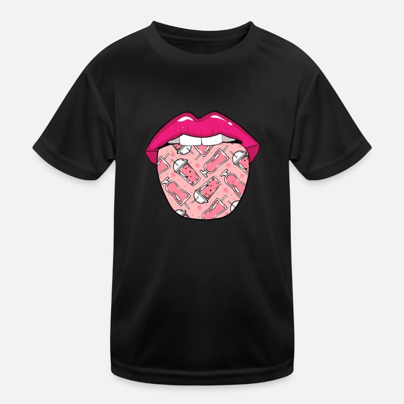 Langue de smoothie T-shirt sport Enfant