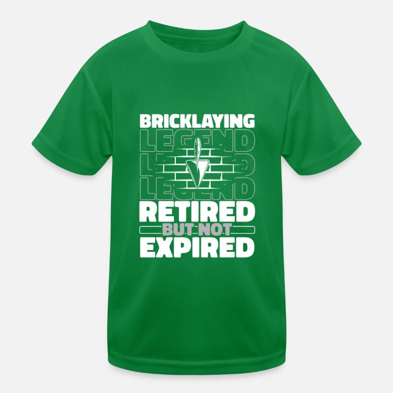 Retraités maçons T-shirt sport Enfant