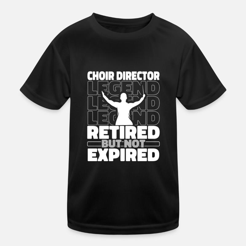 Chef de chœur à la retraite T-shirt sport Enfant