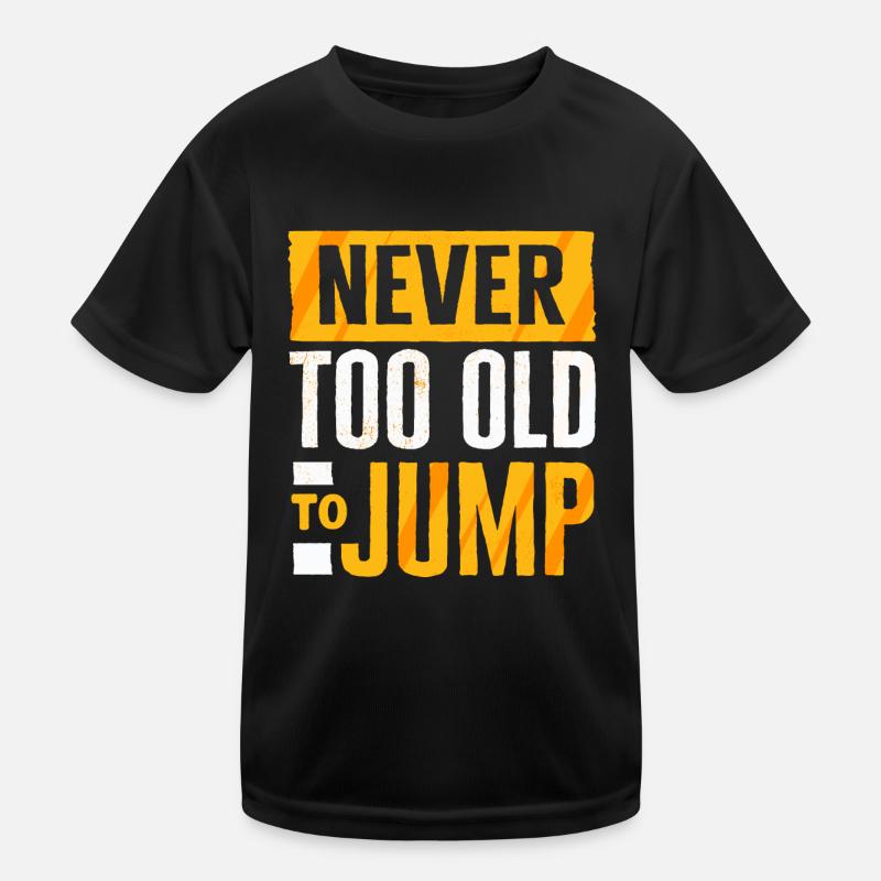 Skydiving, Skydiving - Kids Functional T-Shirt - black