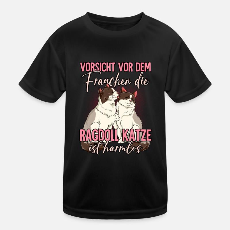 Ragdoll Katzen Kinder Funktions-T-Shirt