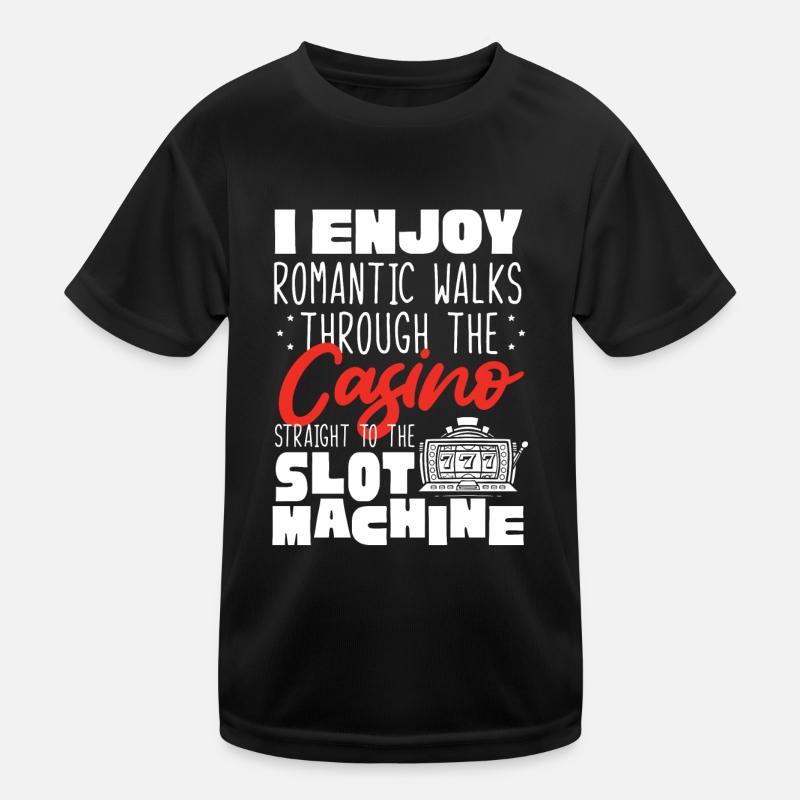 Machine à sous, Machines à sous, Jeux de hasard T-shirt sport Enfant