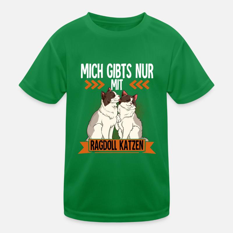 Ragdoll Katze Kinder Funktions-T-Shirt