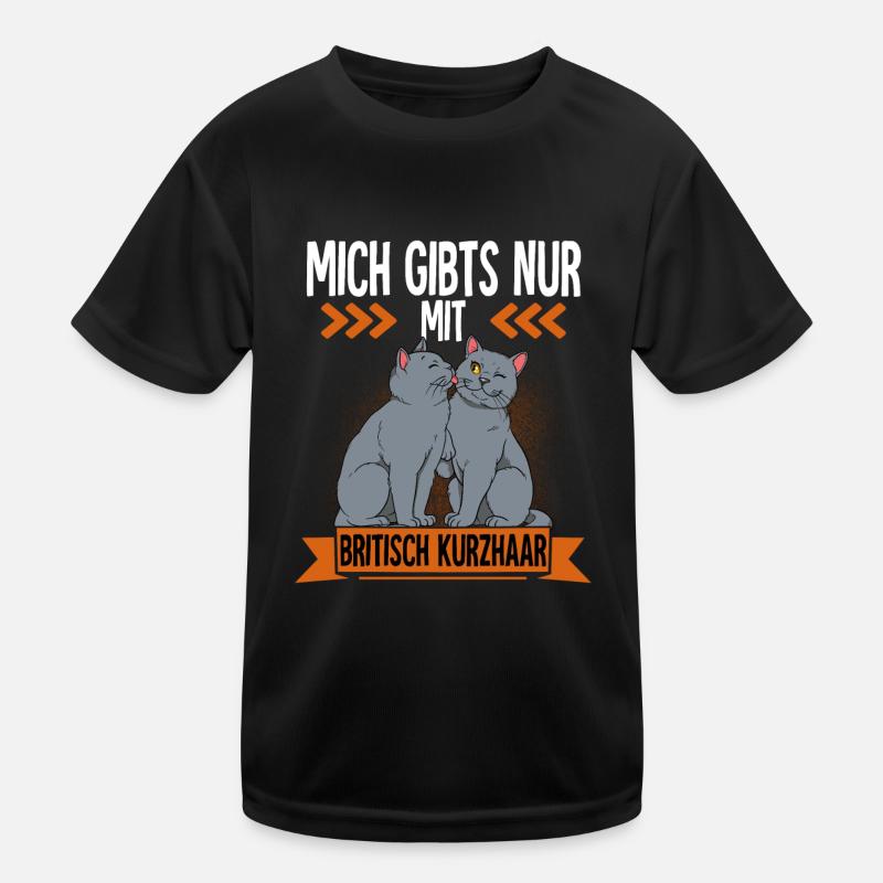 Britisch Kurzhaar Katze Kinder Funktions-T-Shirt