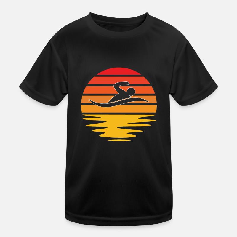 Natation Rétro T-shirt sport Enfant