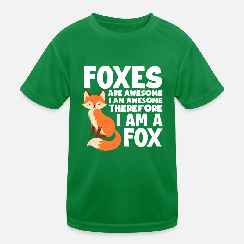 Ich Bin Ein Fuchs Kinder Funktions-T-Shirt