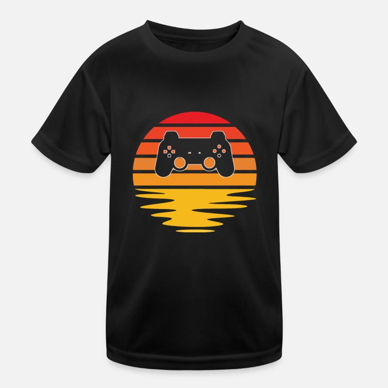 Gaming Retro Kinder Funktions-T-Shirt