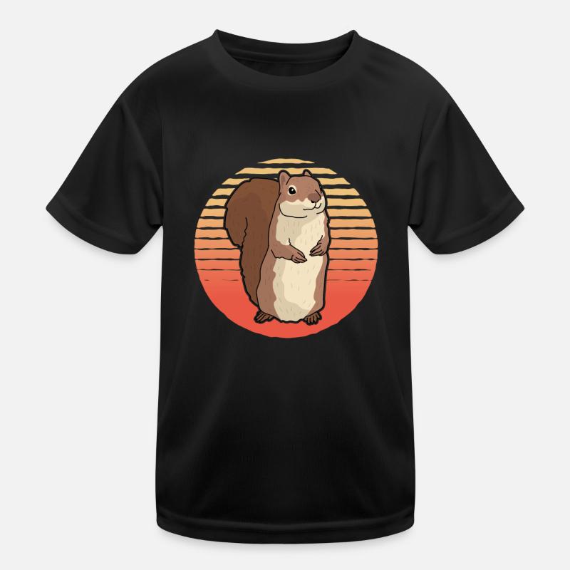 Cute Squirrel Squirrel Grey Squirrel Gift Kids Functional T-Shirt