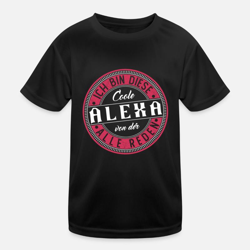 Alexa Geschenkidee Geschenk Geburtstag Kinder Funktions-T-Shirt