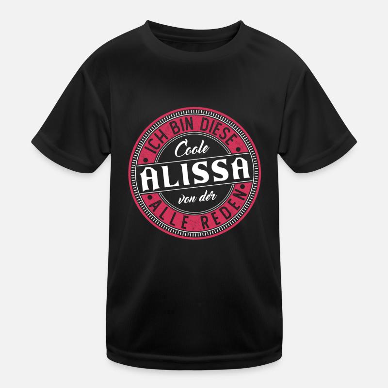 Alissa Geschenkidee Geschenk Geburtstag Kinder Funktions-T-Shirt
