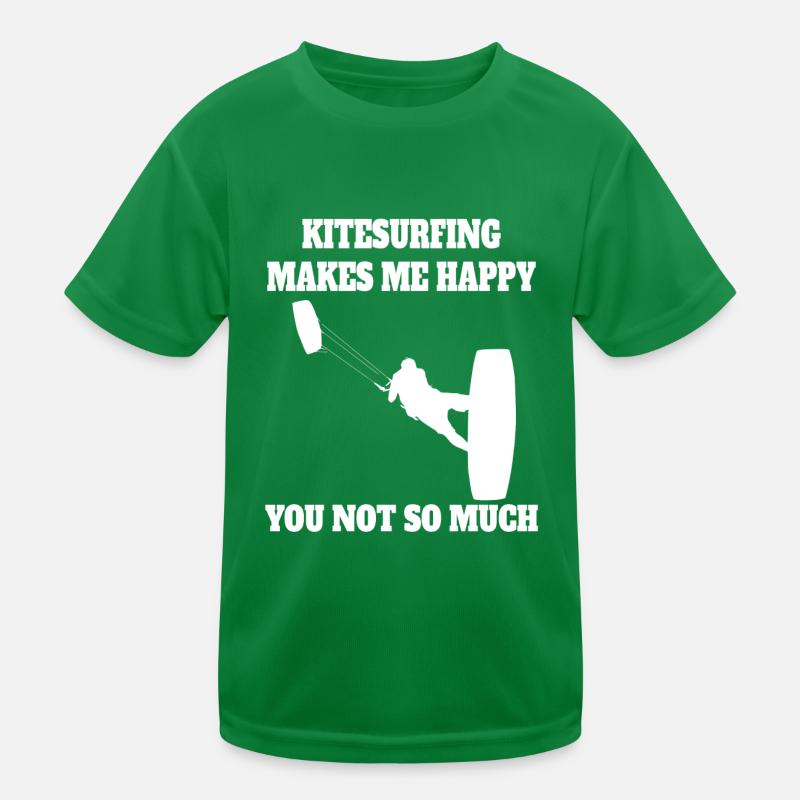 Kitesurfer Windsurfing Kitesurfing Windsurfer Kinder Funktions-T-Shirt
