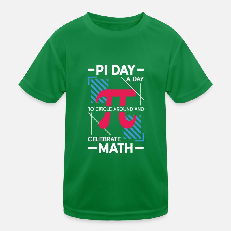 Funny Math Teacher for Pi Day Math Geek Kids Functional T-Shirt