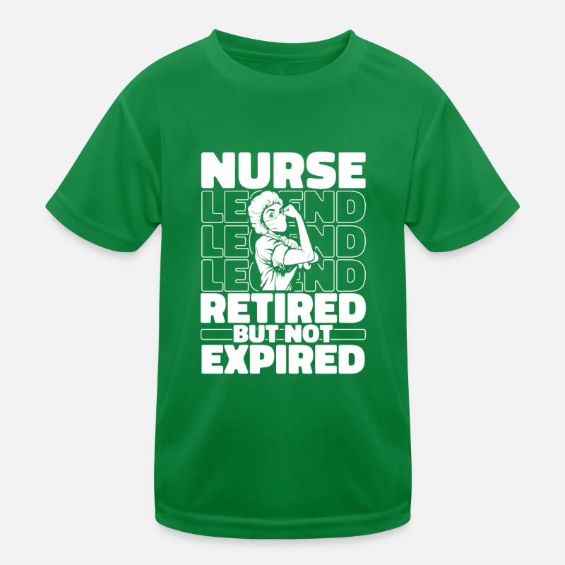 Krankenschwester Im Ruhestand Kinder Funktions-T-Shirt
