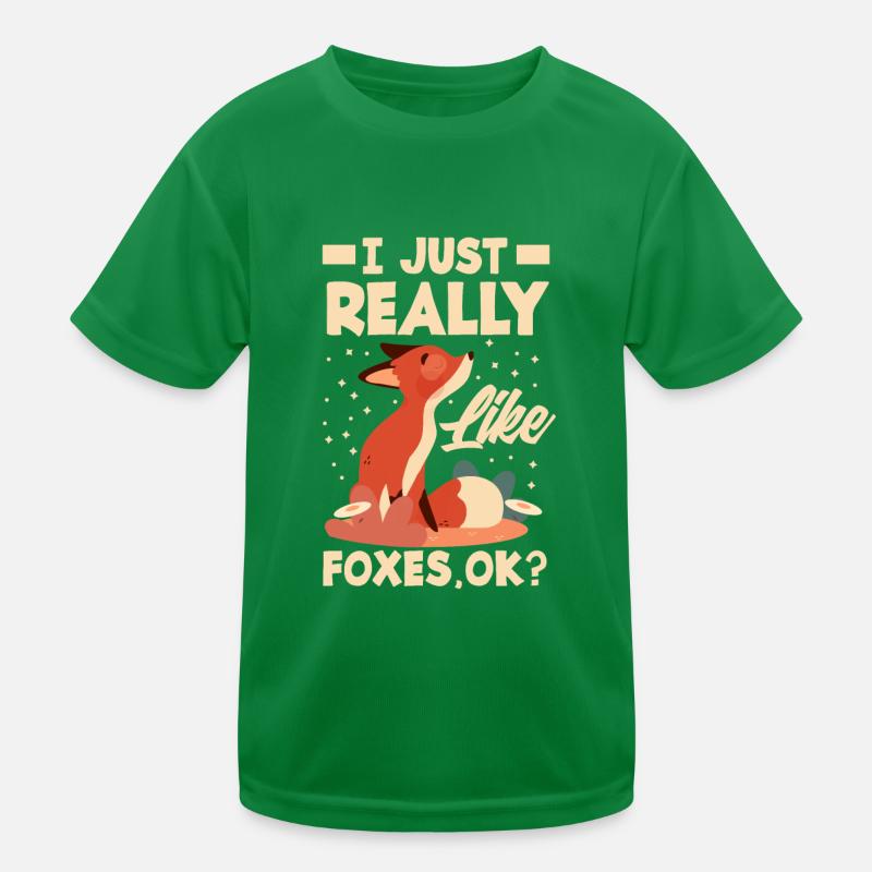 Fuchs Füchse Tiere Geschenkidee Kinder Funktions-T-Shirt