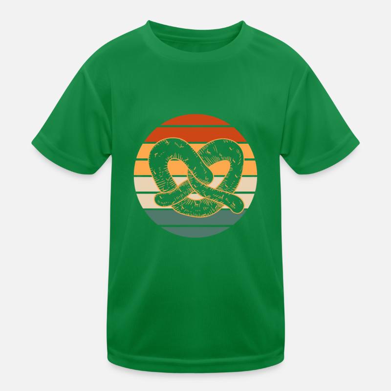 Brezel Kinder Funktions-T-Shirt