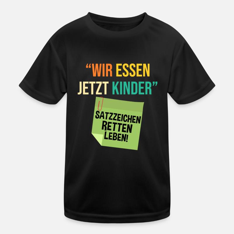 Wir Essen Jetzt Kinder Kinder Funktions-T-Shirt
