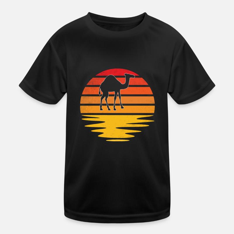 Camel Retro Kids Functional T-Shirt