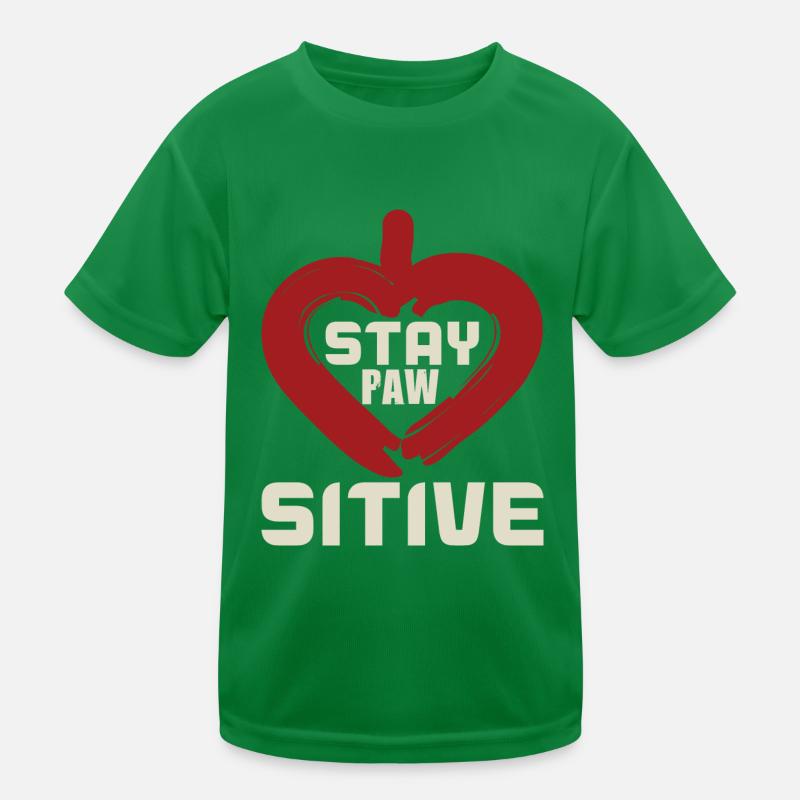 AUFENTHALT PFOTE Kinder Funktions-T-Shirt