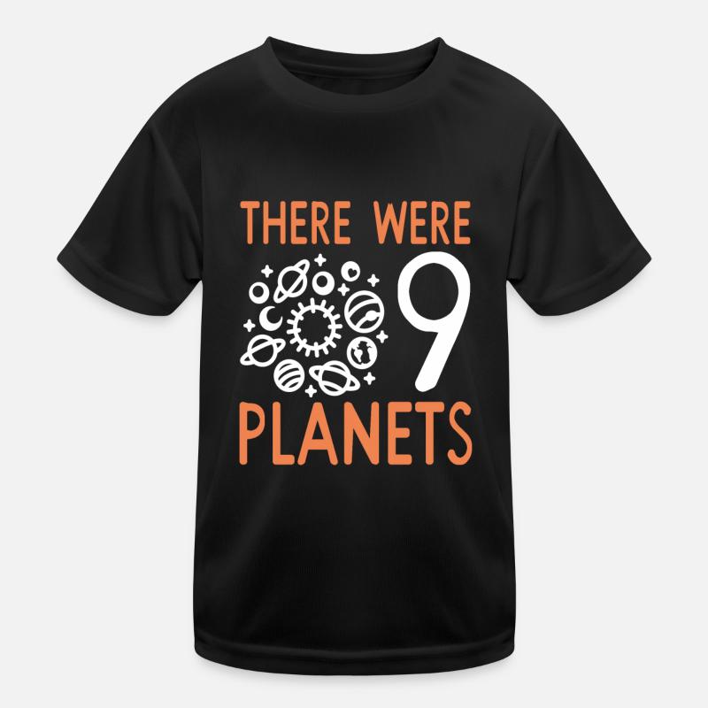 Funny Pluto There Were 9 Planets Retro Funny Kinder Funktions-T-Shirt