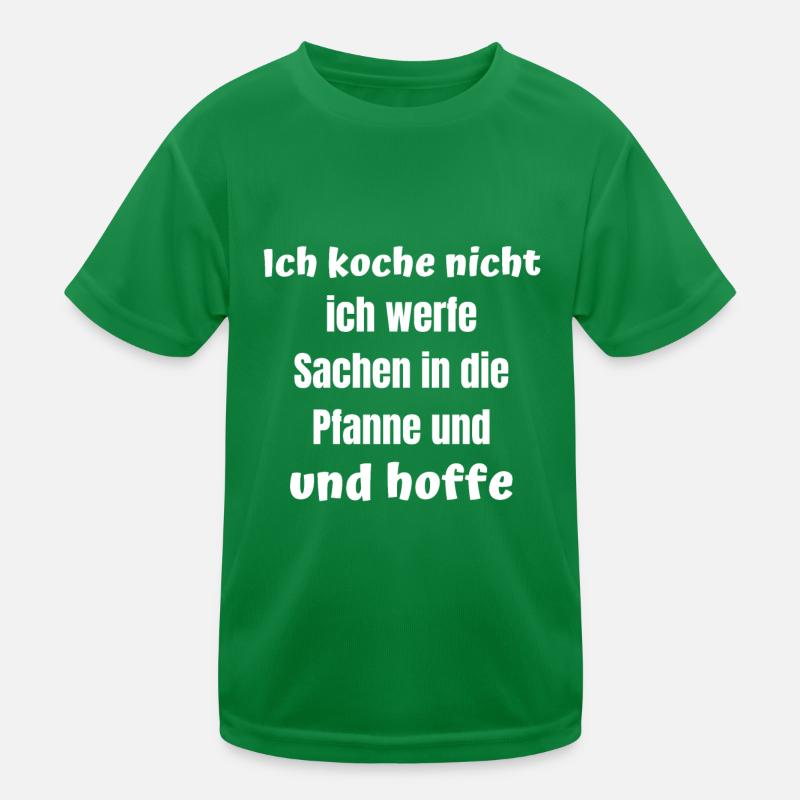 Kochen mit Hoffnung Kinder Funktions-T-Shirt