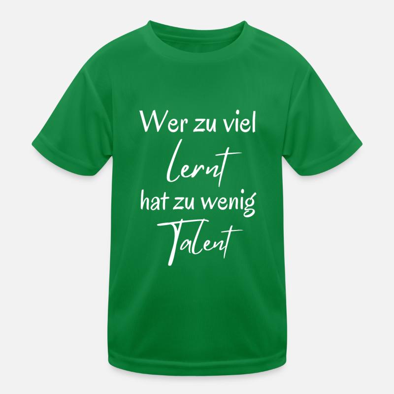 Talent oder lernen Kinder Funktions-T-Shirt
