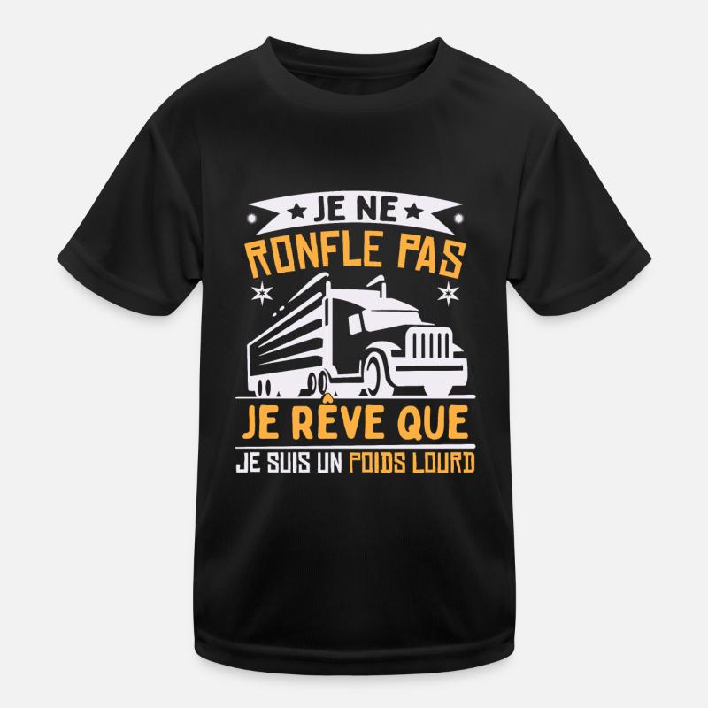 Je Suis Un Poids Lourd T-shirt sport Enfant