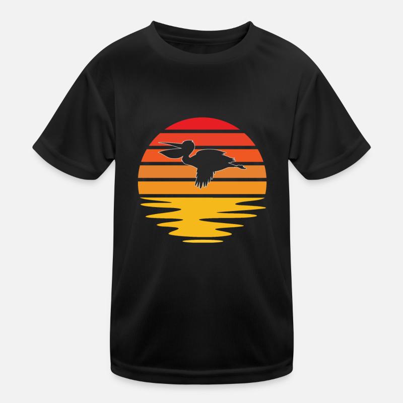 Pelikan Retro Kinder Funktions-T-Shirt