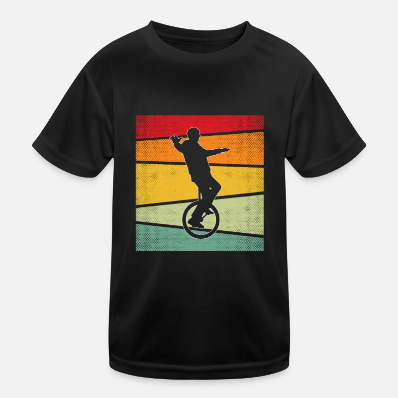 Rétro monocycle T-shirt sport Enfant
