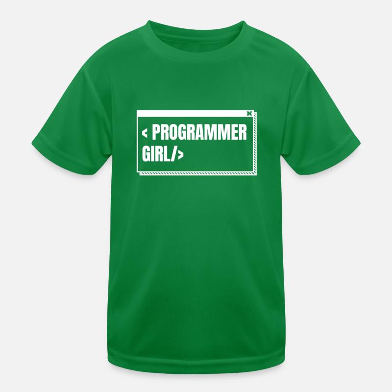 Développeur Coder Programmeur Girl T-shirt sport Enfant
