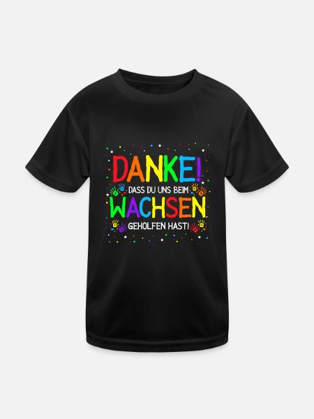 Kindergärtner Kita Kiga Kindergarten Geschenk Kind - Kinder Funktions-T-Shirt - Schwarz - Vorne