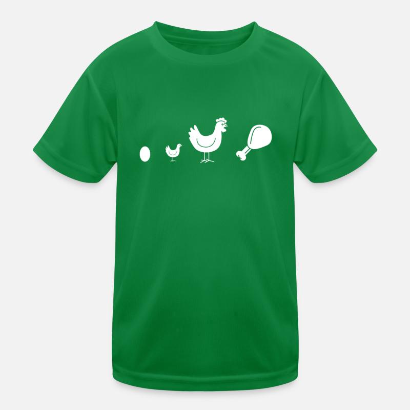 Évolution du poulet frit T-shirt sport Enfant