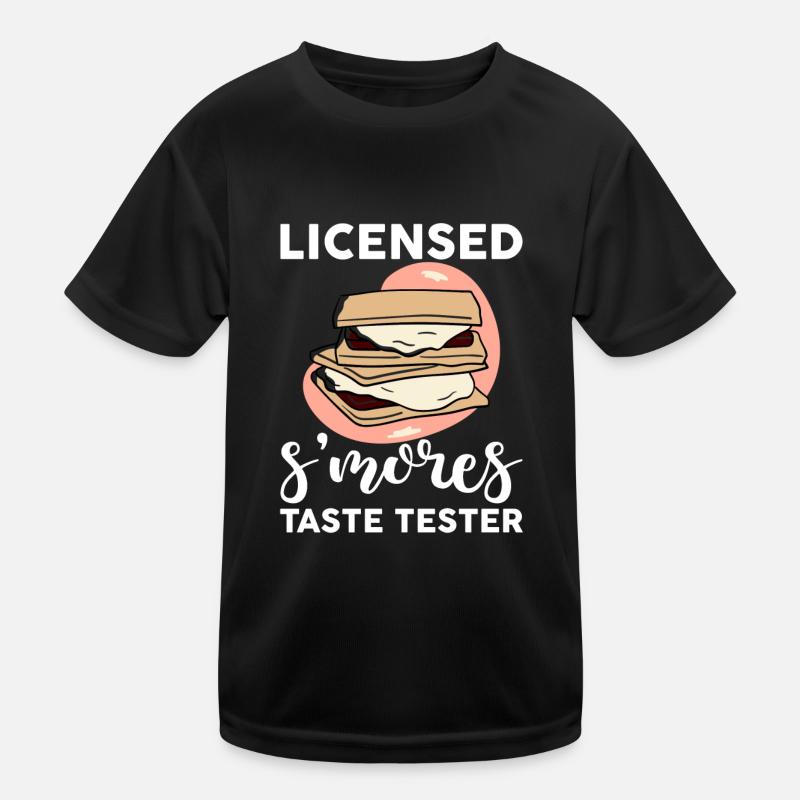 Licensed S'mores Button Tester 4 Kids Functional T-Shirt
