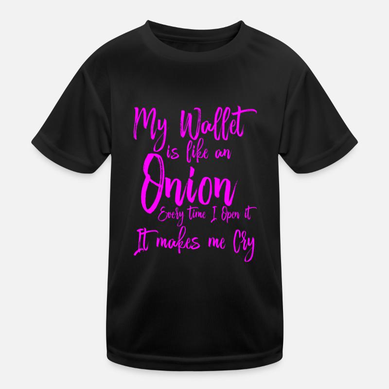 Mon portefeuille est comme un oignon 4 T-shirt sport Enfant