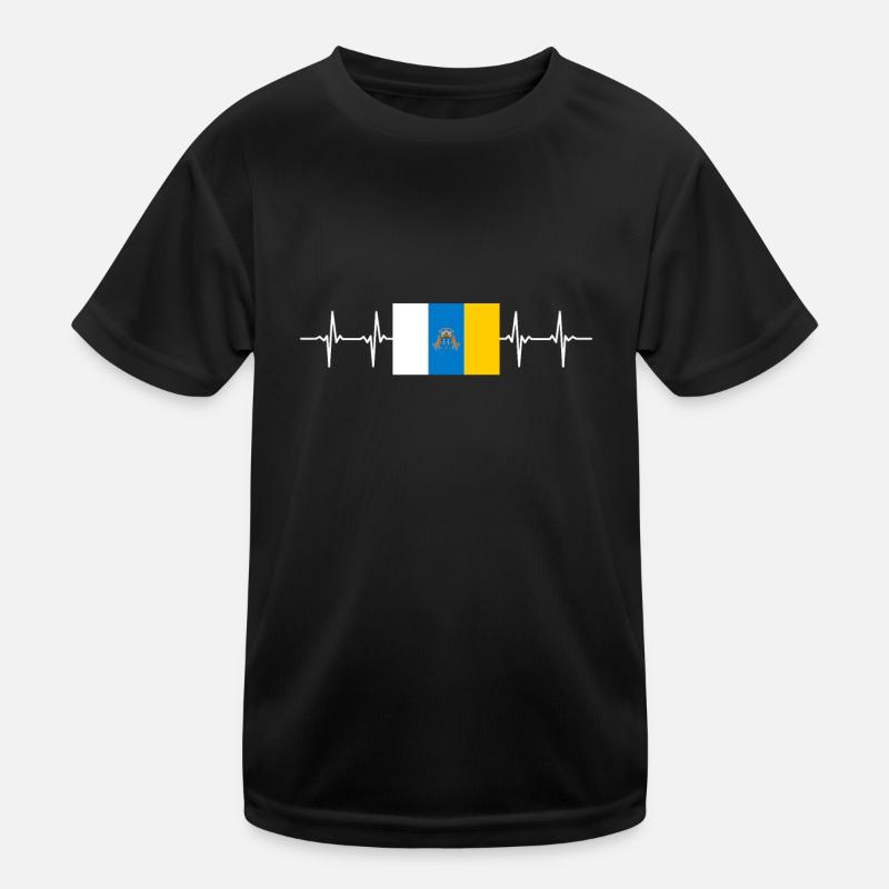 Spain Spanish Region Canary Islands Kids Functional T-Shirt
