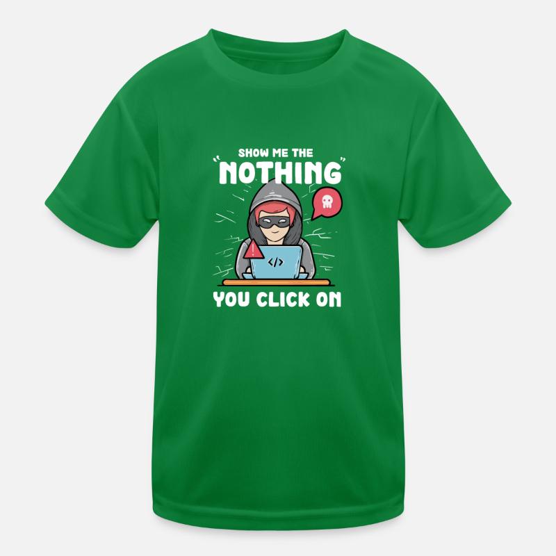 Hacker Programmeur Développeur Informatique T-shirt sport Enfant