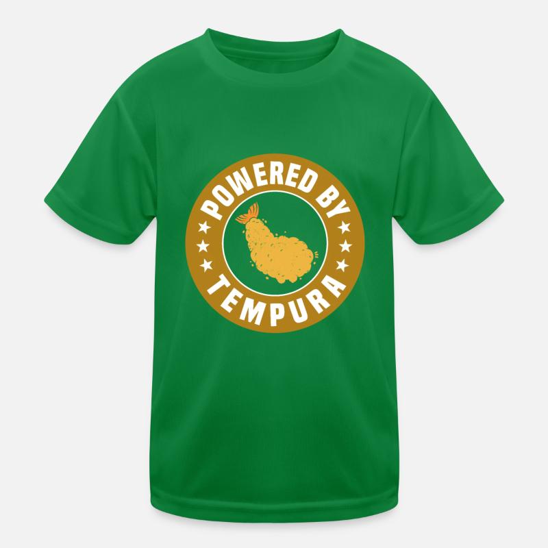 Powered by tempura Kids Functional T-Shirt