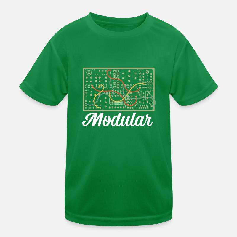 Modular Electronic Musical Synthesizer Kids Functional T-Shirt