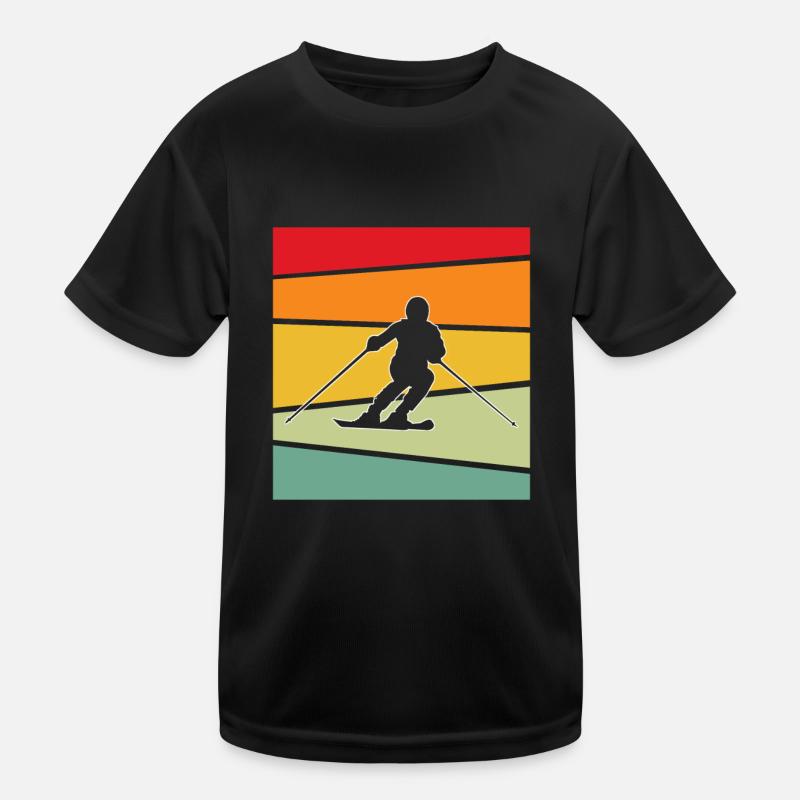 Ski rétro T-shirt sport Enfant