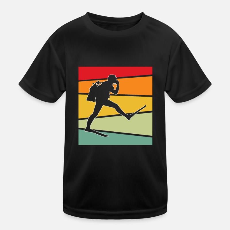 Tauchen Retro Kinder Funktions-T-Shirt