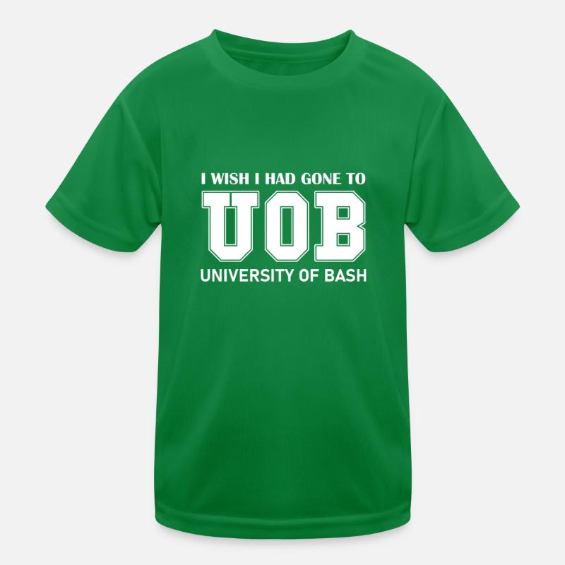 University of Bash Funny for Linux Sysadmin and Kinder Funktions-T-Shirt
