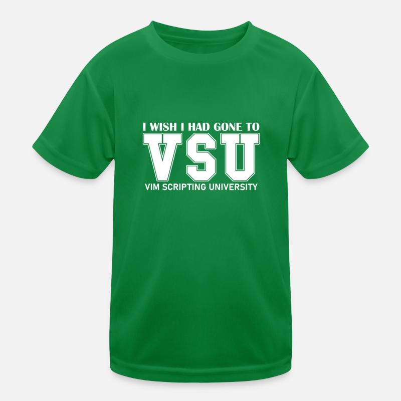 VIM Scripting University Schol of Linux Hacking Kinder Funktions-T-Shirt